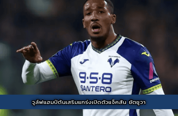 วูล์ฟแฮมป์ตันเสริมแกร่งเปิดตัวแจ็คสัน ชัตชูวา